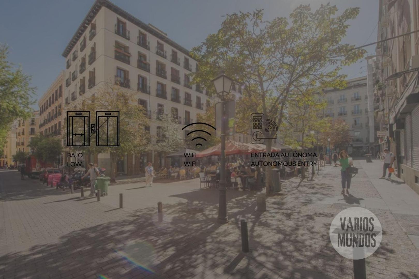 Downtown&New Apt Para 9Pax En La Plaza De Chueca Madrid Eksteriør billede